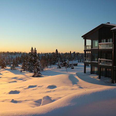 Ferienwohnung Beautiful Penthouse With Panoramic View At Sjusjoen Exterior foto
